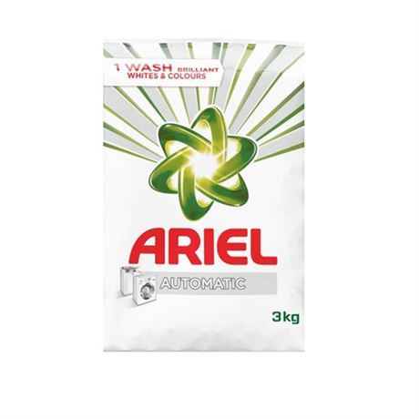 ኤርያል የዱቄት ሳሙና 3ኪግ /Ariel Automachine Powder Soap 3kg