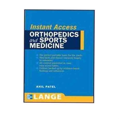 Orthopedics and sports medicine