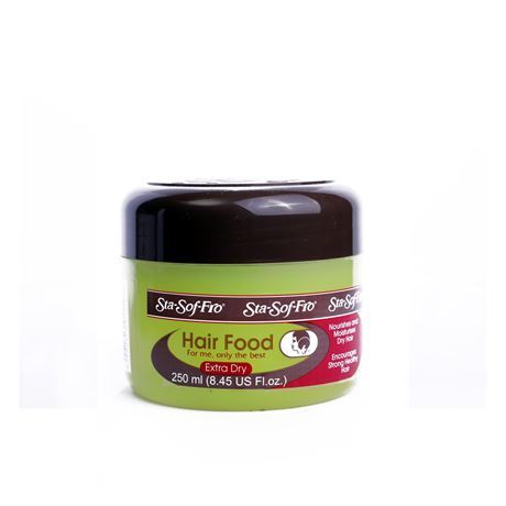 ስታ-ሶፍ-ፍሮ የደረቅ ፀጉር መንከባከቢያ/Sta-Sof-fro Extra Hair Food For Dry 250ML