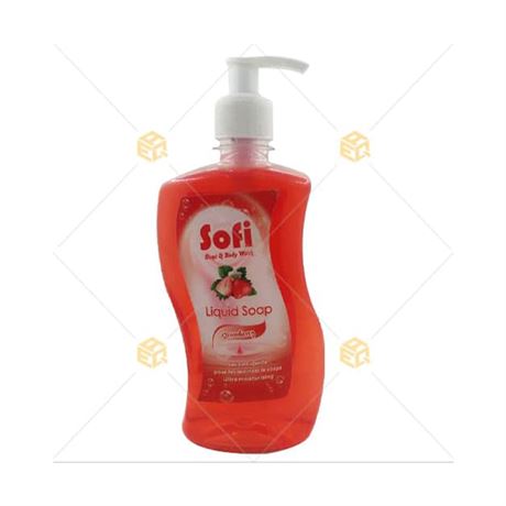 sofi hand wash strawberry 500ml